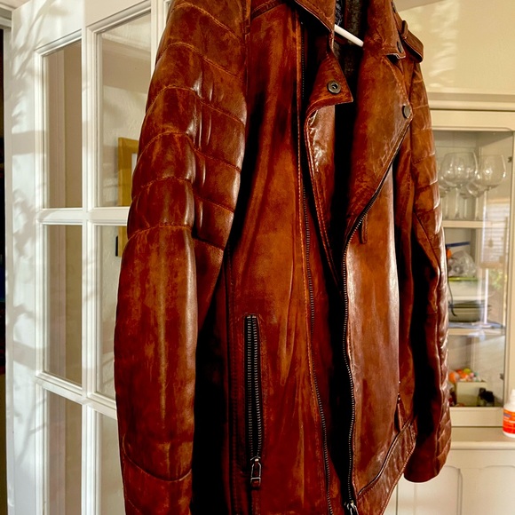Men’s Medium 100% Real Leather jacket from an Australian Brand Kompanero. - Picture 3 of 4